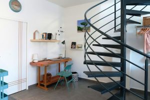 escalier gite hugo